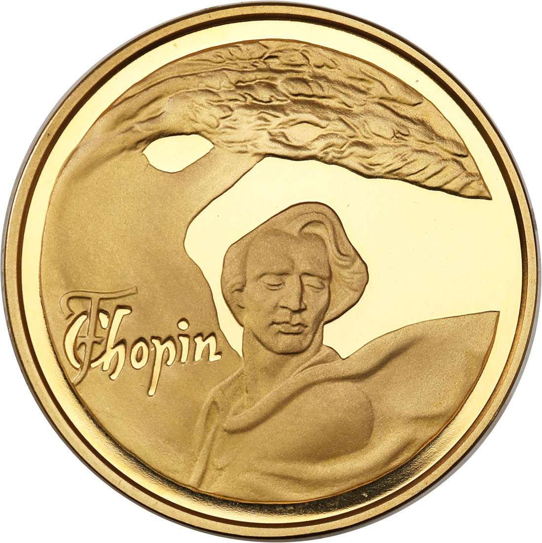 III RP. 200 złotych 1995 Konkurs Chopinowski - Fryderyk Chopin - NAJRZADSZA MONETA 200-złotowa